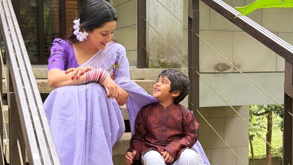 ছেলের জন্মদিনে ঘরোয়া আয়োজন, পরীমনির আবেগঘন বার্তা
